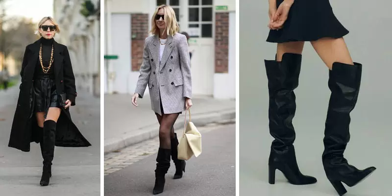 Botas pirata para mujer caña alta