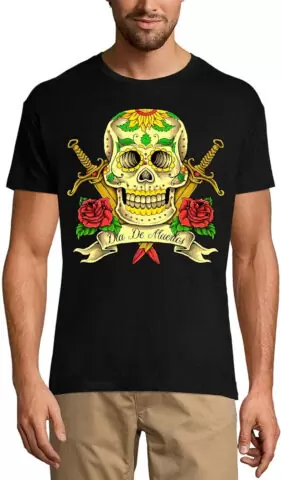 camiseta de algodón día de los muertos
