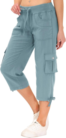 pantalones capri pirata mujer