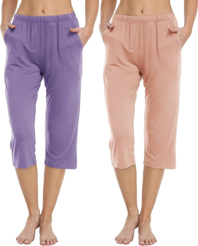 pantalones capri estilo pirata