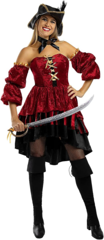 Disfraz de pirata corsaria 